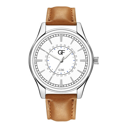 

Gobestart Hot Man Leather Watch Whatever Late Anyway Letter Watches New Pointer glow