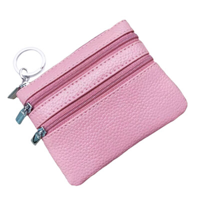 

Women Solid Color Zipper Pocket Coin Wallet Purse Clutches Bag Pouch Card Holder