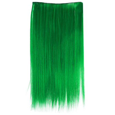 

Gobestart Cos Play Type Wigs Long Straight Hair Green