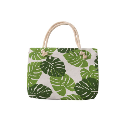 

Gobestart Simple And Convenient Shopping Bag Cotton And Linen Portable Storage Bag