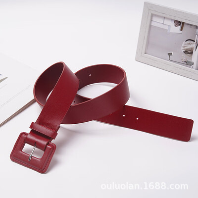 

New decorative wide belt women Korean version of the simple&versatile wide waist belt women stock