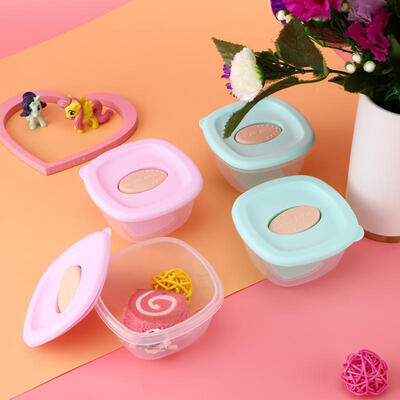 

Greensen 4pcs Baby Food Storage Container Box Infant Food Supplement Lunch Tableware