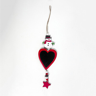 

Siaonvr Christmas Wooden Painted Pendants Painted Snowman Small Tree Strings