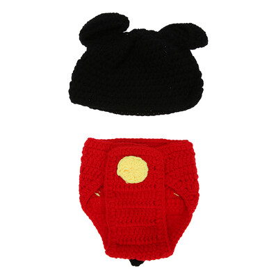 

Baby Crochet Photo Props Infant Baby Animal Hats Beanie Knitted Tod