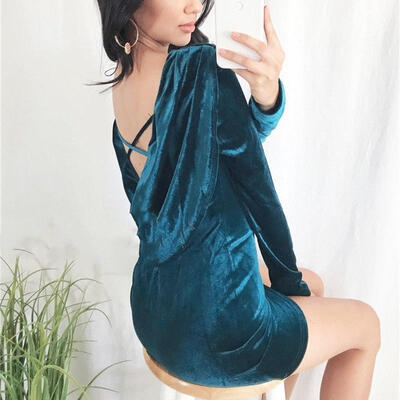 

Sexy Women´s Fashion Bandage Backless Party Evening Cocktail Bodycon Short Dress