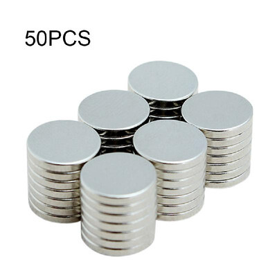 

50Pcs D10x15mm Rare Earth Disc Round Strong-Magnet Neodymium Craft Magnetic-Iron