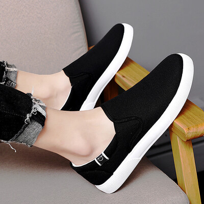

Autumn white shoes board shoes Joker student tide shoes summer leisure lazy man a canvas mens shoes