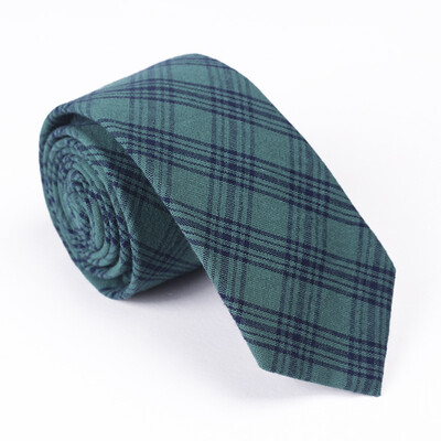 

Mens cotton striped plaid tie 51 cotton tie European&American casual tie cross-border wholesale one generation