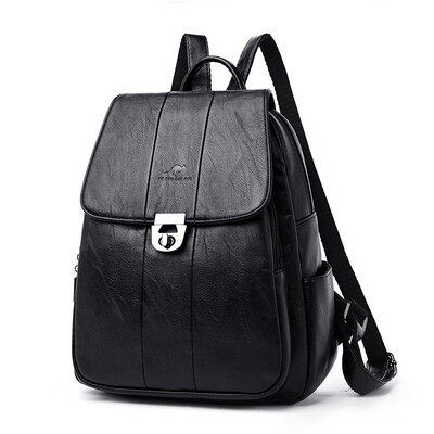 

Backpack 2019 new outdoor lock buckle anti-theft travel backpack