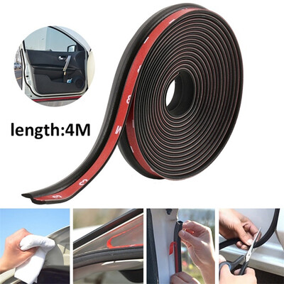 

4M 160 Z-shape Window Door Rubber Seal Strip Hollow Weatherstrip for Car Motor