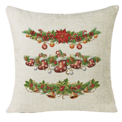 

Tailored Xmas Christmas Socks Sofa Home Decoration Festival Pillow Case Cushion Cover