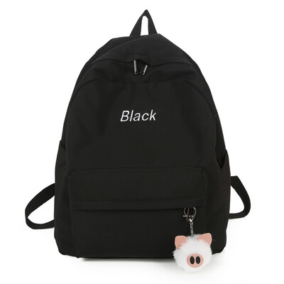 Campus schoolbag girls ins shoulder bag Korean version Sen Department of Senior High School is simple&simple girl Backpack