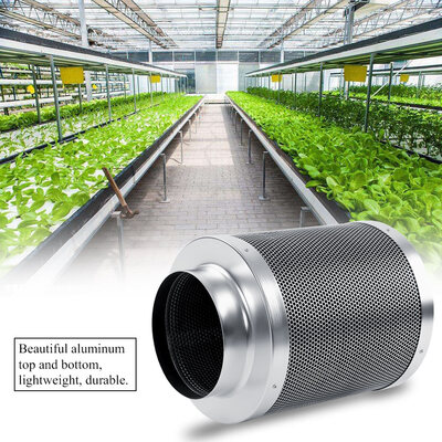 

Stainless steel Carbon Filters 6 Inch Hydroponics Keep Away Smell House Workshop Stainless steel Carbon FilterCarbon Filters
