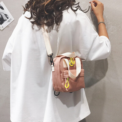 

Net red texture small bag female 2019 new fashion wild shoulder Messenger bag Korean version of Harajuku multi-purpose backpack
