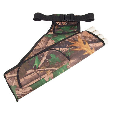 

Oxford Fabric Waist Belt Arrows Holder Arrow Quiver Bag Hunting Archery Accessories with 4 Tubes