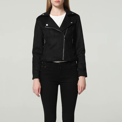 

Toponeto Womens Casual Solid Outerwear Lapel Zipper Long Sleeve Pocket Jacket Belt Coats