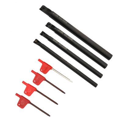 

Greensen S07KS08KS10KS12M-SCLCR06 Lathe Turning Tool Holder Boring Bar 4pcs Wrench