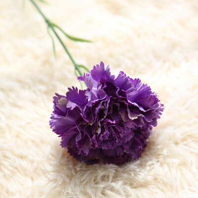 

Gobestart Artificial Fake Flowers Carnations Floral Wedding Bouquet Party Home Decor