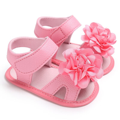

Baby Girls Big Flower Prewalkers Shoes Crib Bebe Princess First Walkers Infant Toddler Soft Soled Shoe Forborn