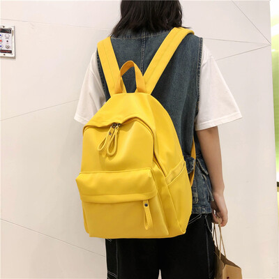 

Ins schoolbag female Korean version of high school students Baitao campus simple Baitao ancient feeling campus backpack shoulder b