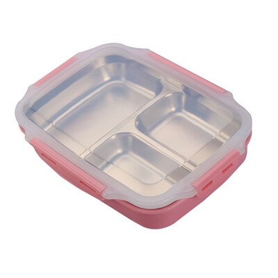 

Three-Four Grid 304 Stainless Steel Covered Canteen Lunch Box