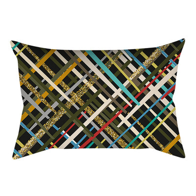 

〖Follure〗Pink small fresh printing square pillowcase home decoration car sofa 30X50cm