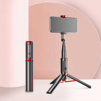 

OTH-AB202 Premium Small Remote Control Wireless Bluetooth Phone Selfie Stick Rod With Tripod Bracket