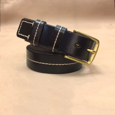 

Mens belt pure leather pin buckle belt pure belt with pure copper buckle casual wild