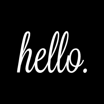 

〖Follure〗Hello Home Decor Wall Sticker Decal Bedroom Door Vinyl Art Mural