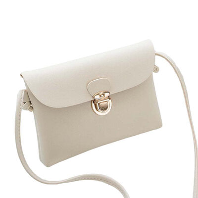 

Candy Color Fashion Women Flap Faux Leather Crossbody Sling Bag Phone Holder