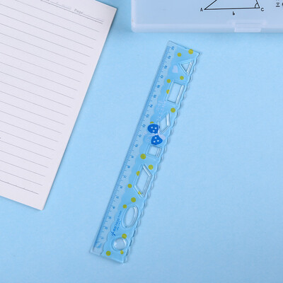 

Toponeto Clear Plastic Straight Ruler Plastic Measuring Tool for Student School Office