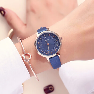 

KIZZE trend simple ladies diamond watch student temperament belt rhinestone womens watch