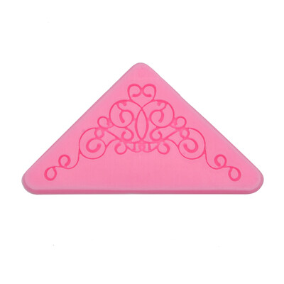 

Creative Silicone Triangle Lace Fondant Cake Decoration Mold