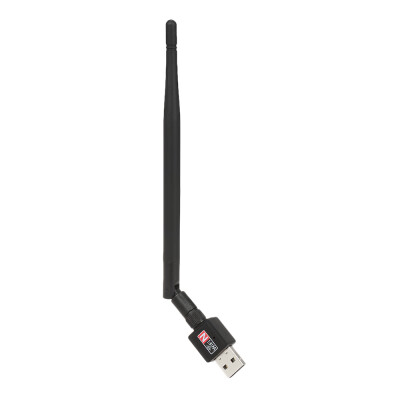 

600Mbps Wireless USB WiFi Adapter Dongle 24GHz Network LAN Card 80211bgn Standard with 2dBi Detachable Antenna for Desktop Lap