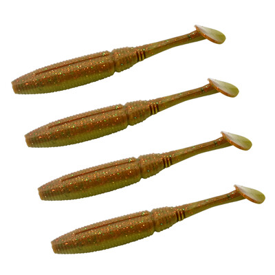 

HONOREAL High Quality 85CM Shrimp Flavour Freshwater&Saltwater Soft Bait Shad Fishing Lure 4PCS