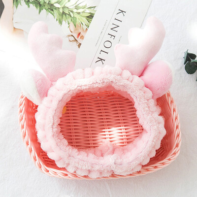 

〖Follure〗Cute Fluffy Velvet Harajuku Hairband Band Hair Antlers Ear Head Lovely Hair Band