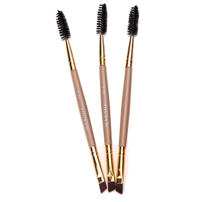 

Double Head Eyebrow Brush Comb Eyeshadow Powder Eyeliner Makeup Brush Tool