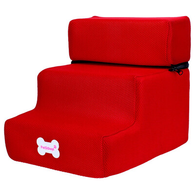 

3 Steps Or 2 Steps Portable Dog Puppy Ladder Doggy Soft Pet Stairs