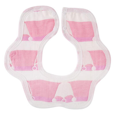 

Cute Infant Baby Bib Crown Jacquard Gauze Towel 360 Degree Rotation