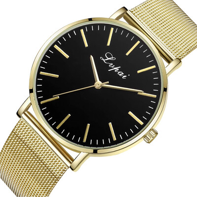 

RM Luxury Temperament Lady Stainless Steel Mesh Belt Watch Analog Quartz Watch