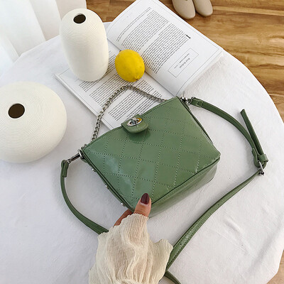

Girls small bag new Korean version of the wild Messenger bag fashion rhombic chain shoulder bag tide