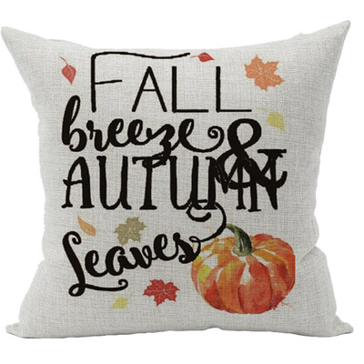

Gobestart Fall Autumn Room Sofa Car Decorative Throw Pillow Case Cushion Cover 18X18Inch