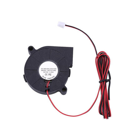 

1pc 50x50x15mm DC 12V 012A Turbo Fan Accessory for 3D Extruder Printer