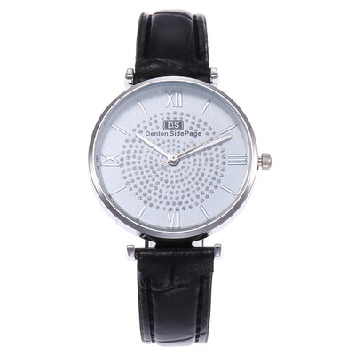 

Best Selling Women Watches Rhinestone Dial Ladies Quartz Wristwatch Business Leather Strap Clock Casual Dress Reloj Mujer