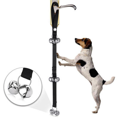 

Adjustable Pet Dog Door Bells Potty Training Puppy Doorbell Housetraining