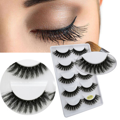 

〖Follure〗Luxury 5Paire 3D False Lashes Fluffy Strip Eyelashes Long Natural Party Makeup