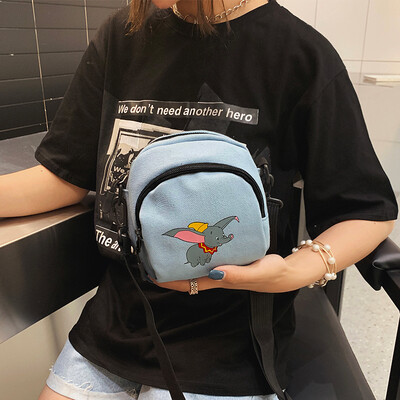 

Ins net red texture small bag female 2019 new tide wild air canvas bag female casual shoulder Messenger bag