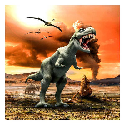 

5D DIY Full Drill Diamond Painting Dinosaur Cross Stitch Embroidery Mosaic