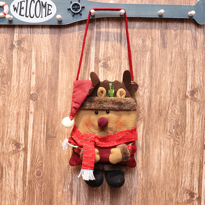 

Tailored Christmas Santa Cute Ornaments Festival Party Xmas Candy Bag Storage Decoration