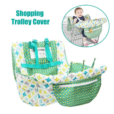 

Baby Shopping Cart Mat Trolley Cover Soft Portable Seat Pad